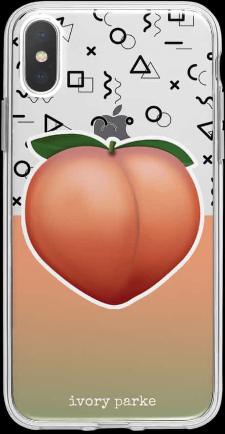 Peach Design Phone Case