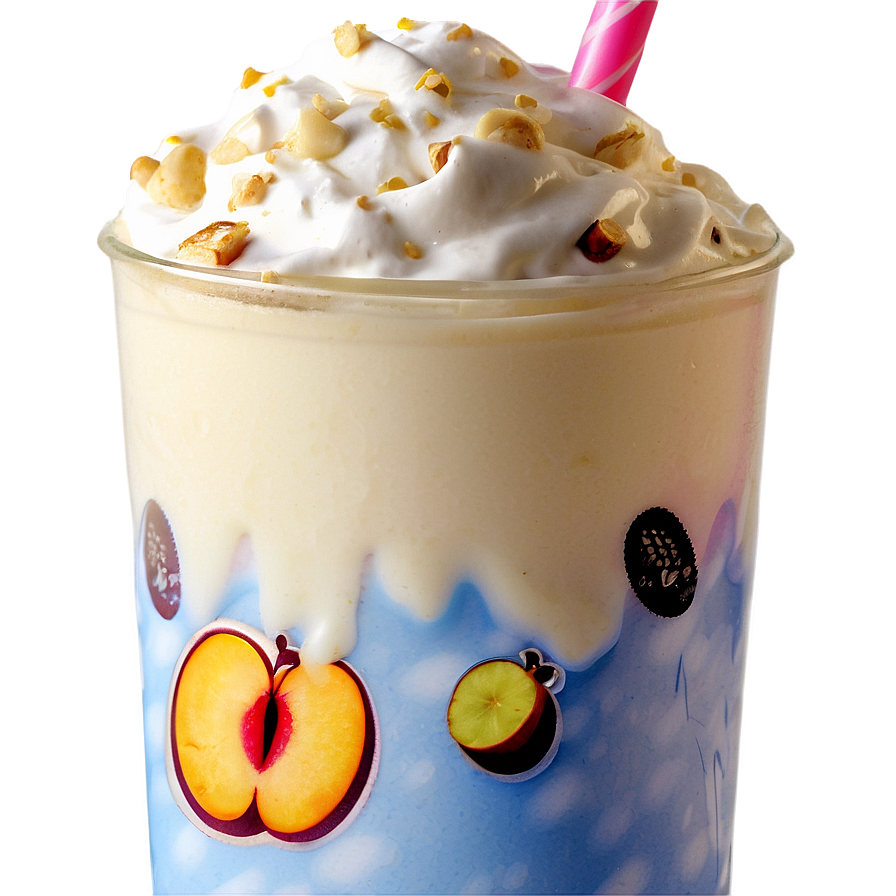 Peach Milkshake Png Hav63