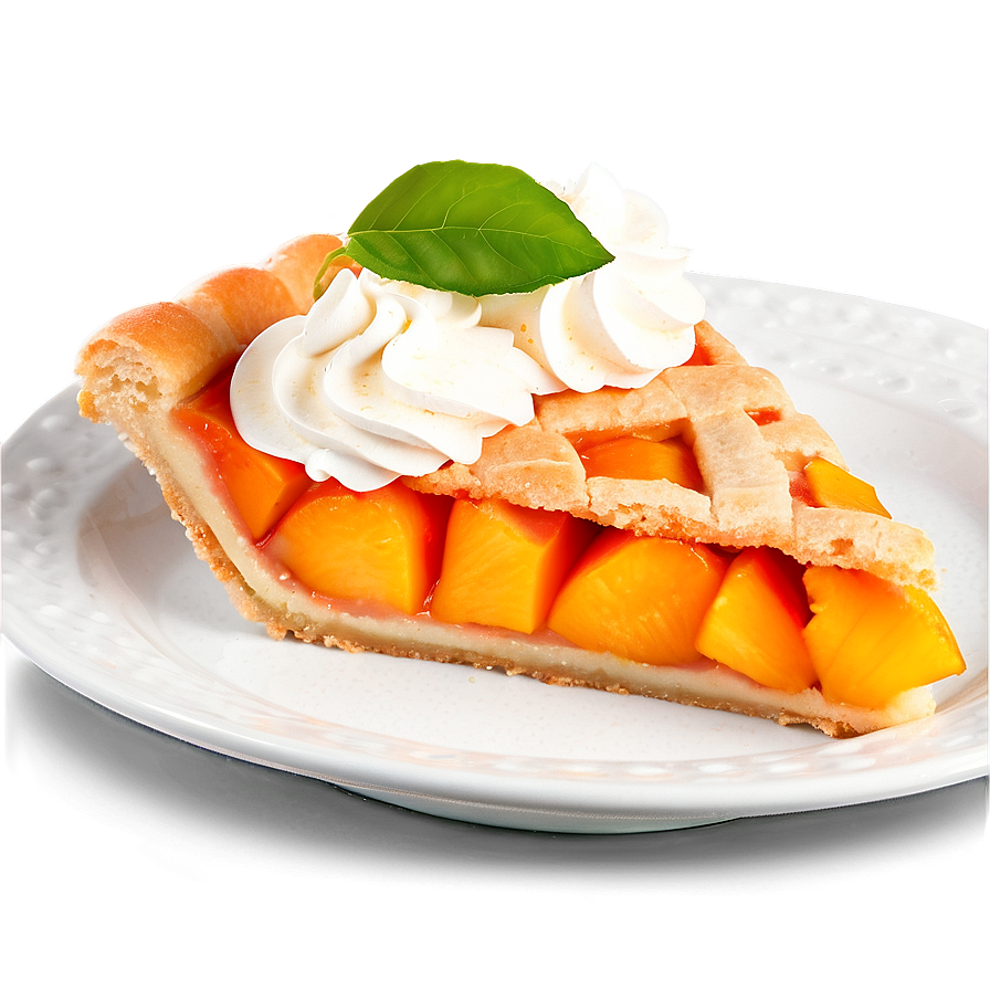 Peach Pie Slice Png 3