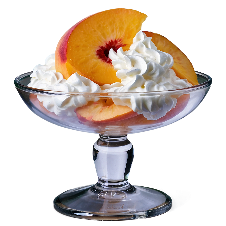 Peach Sundae Topping Png Rtk