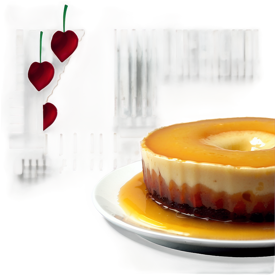 Peaches And Cream Flan Png 06132024