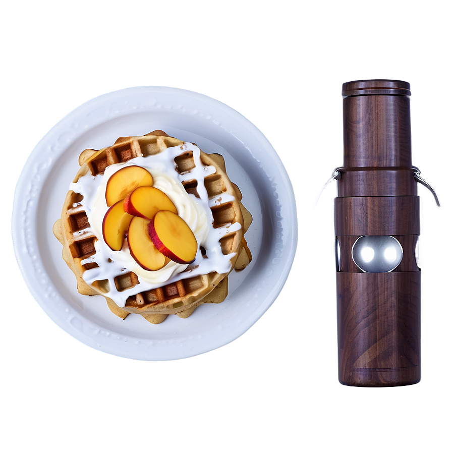 Peaches And Cream Waffle Png 88