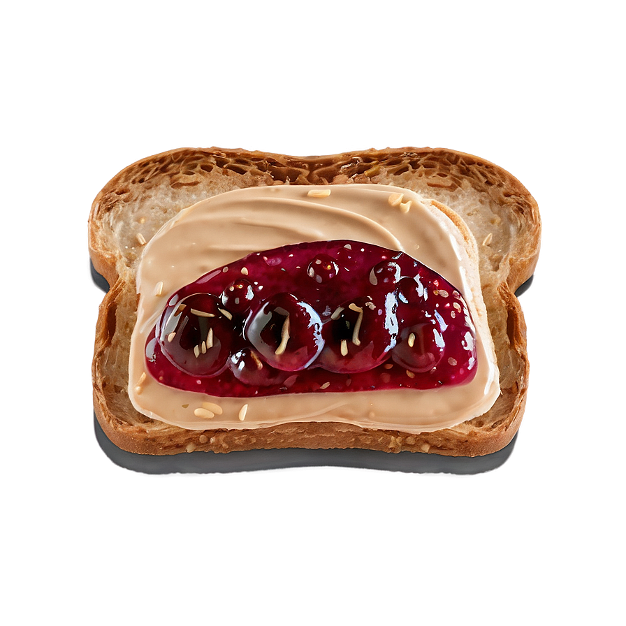 Peanut Butter Jelly Toast Png Axb74