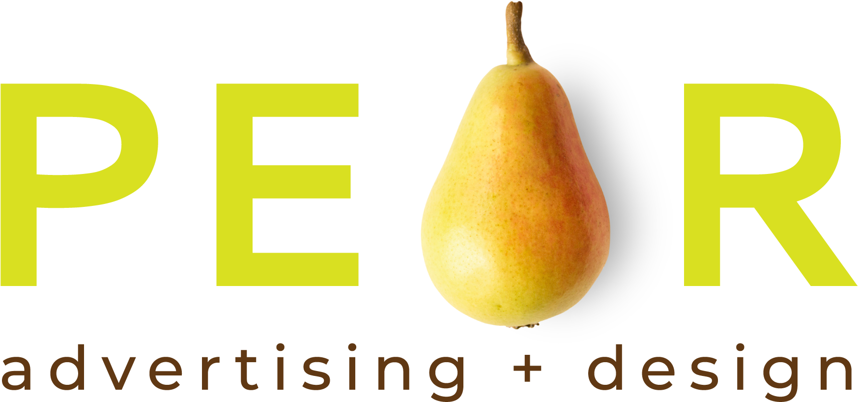 Pear Advertising Design Logo