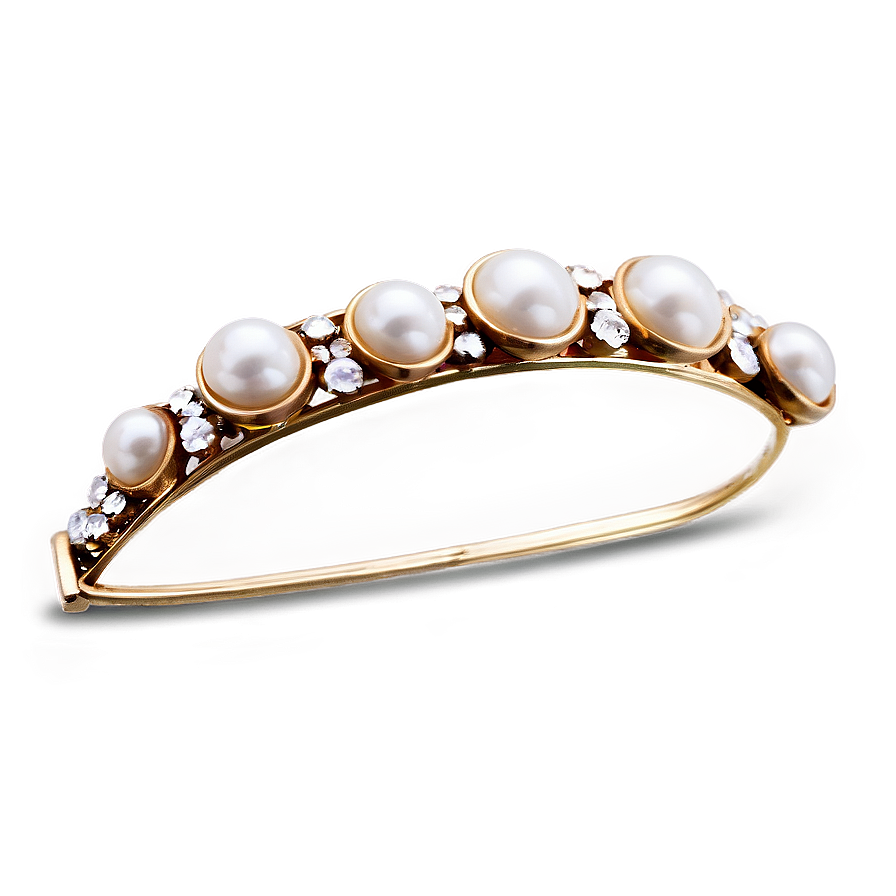 Pearl Embellished Hair Clip Png Pgp89