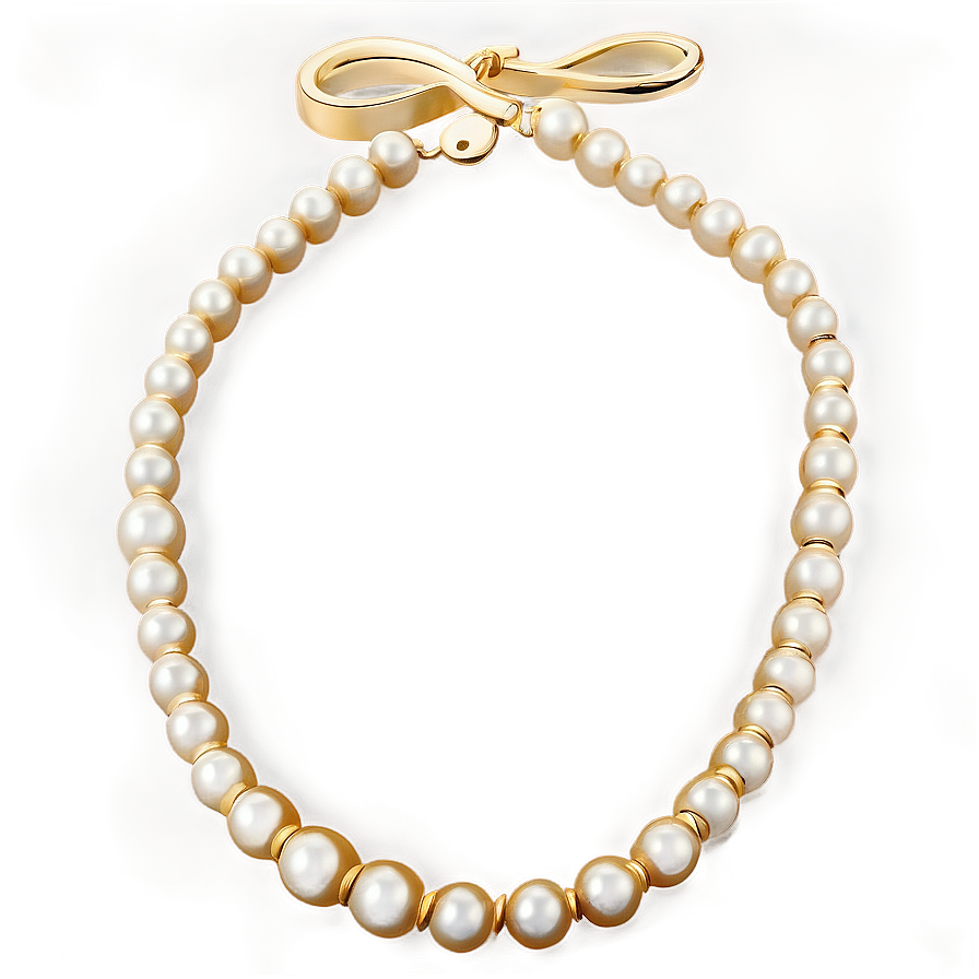 Pearl Gold Necklace Png 55