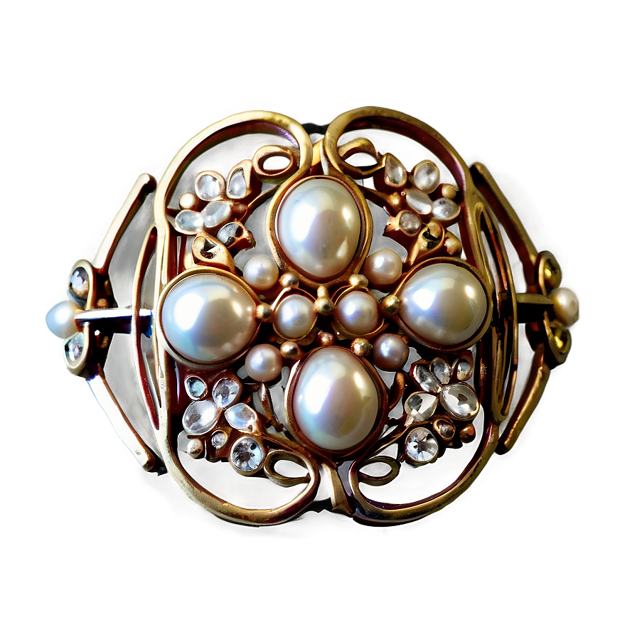 Pearl Hair Clip Png 05242024