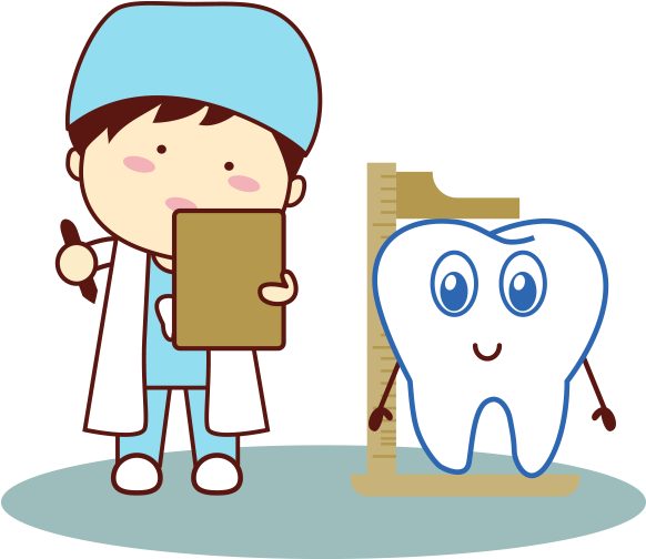 Pediatric Dentist Cartoon Character