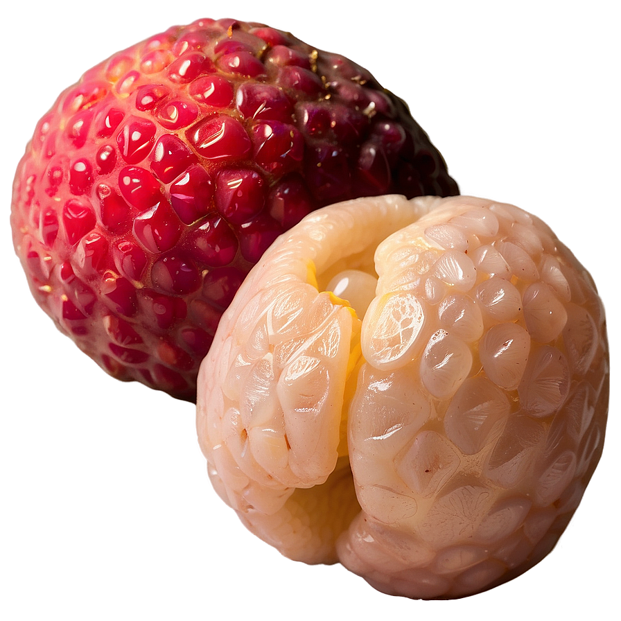 Peeled Lychee Fruit Png 06252024