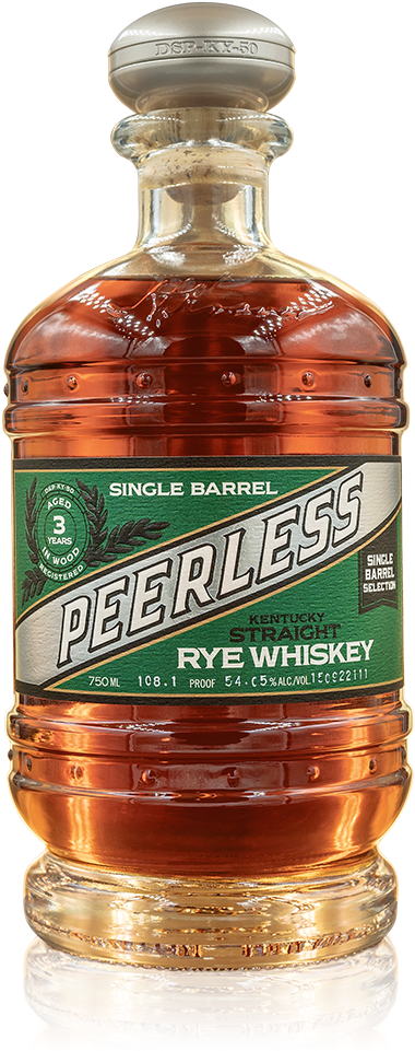 Peerless Single Barrel Rye Whiskey Bottle