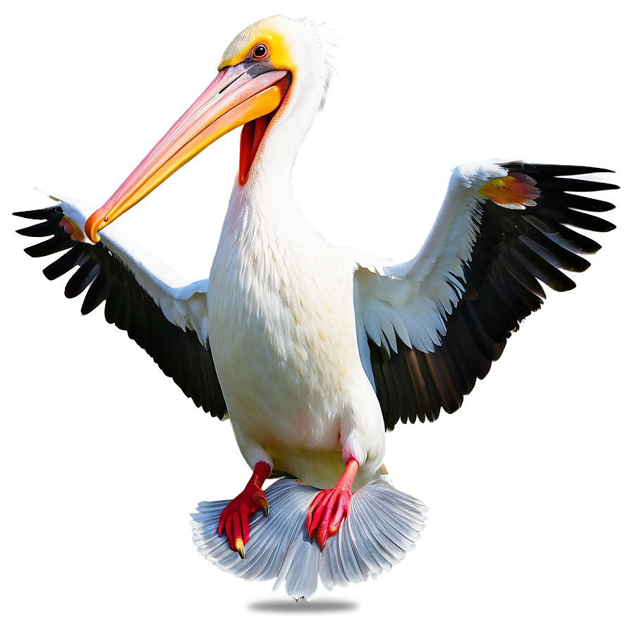 Pelican Hovering Over Water Png Wlq59