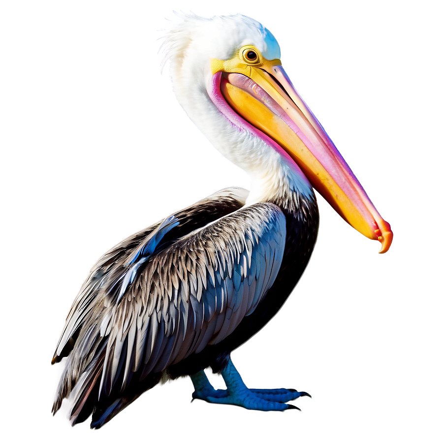 Pelican With Fish Prey Png Aec