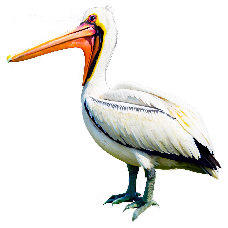 Pelican With Young Ones Png Xue92