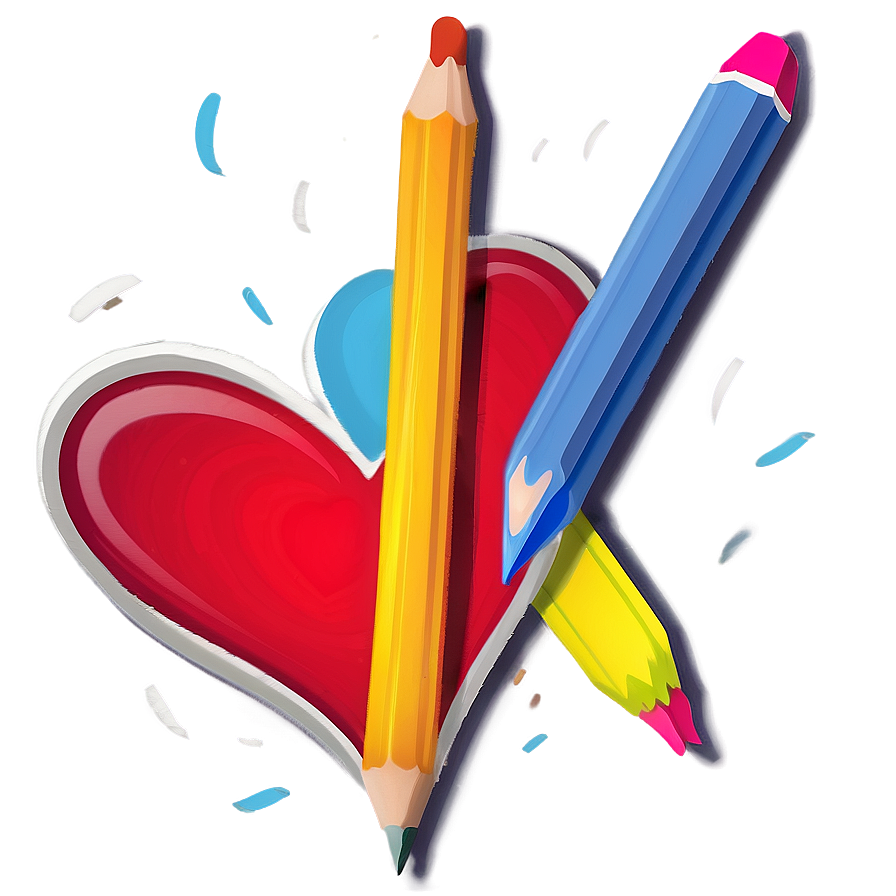 Pencil Drawn Heart Png Aop21