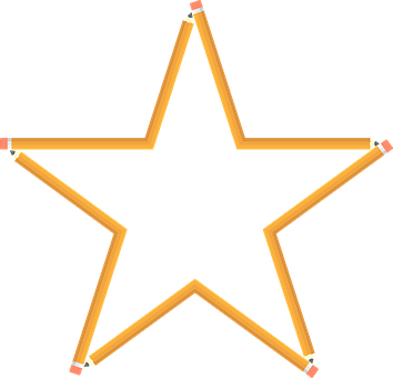 Pencil Star Illustration