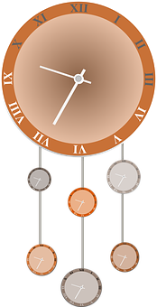 Pendulum Clock Illustration