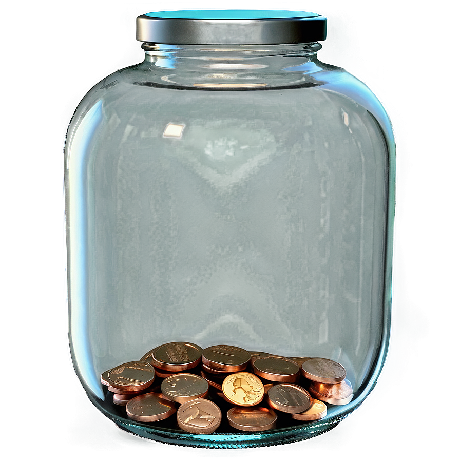 Penny In A Glass Jar Png 91