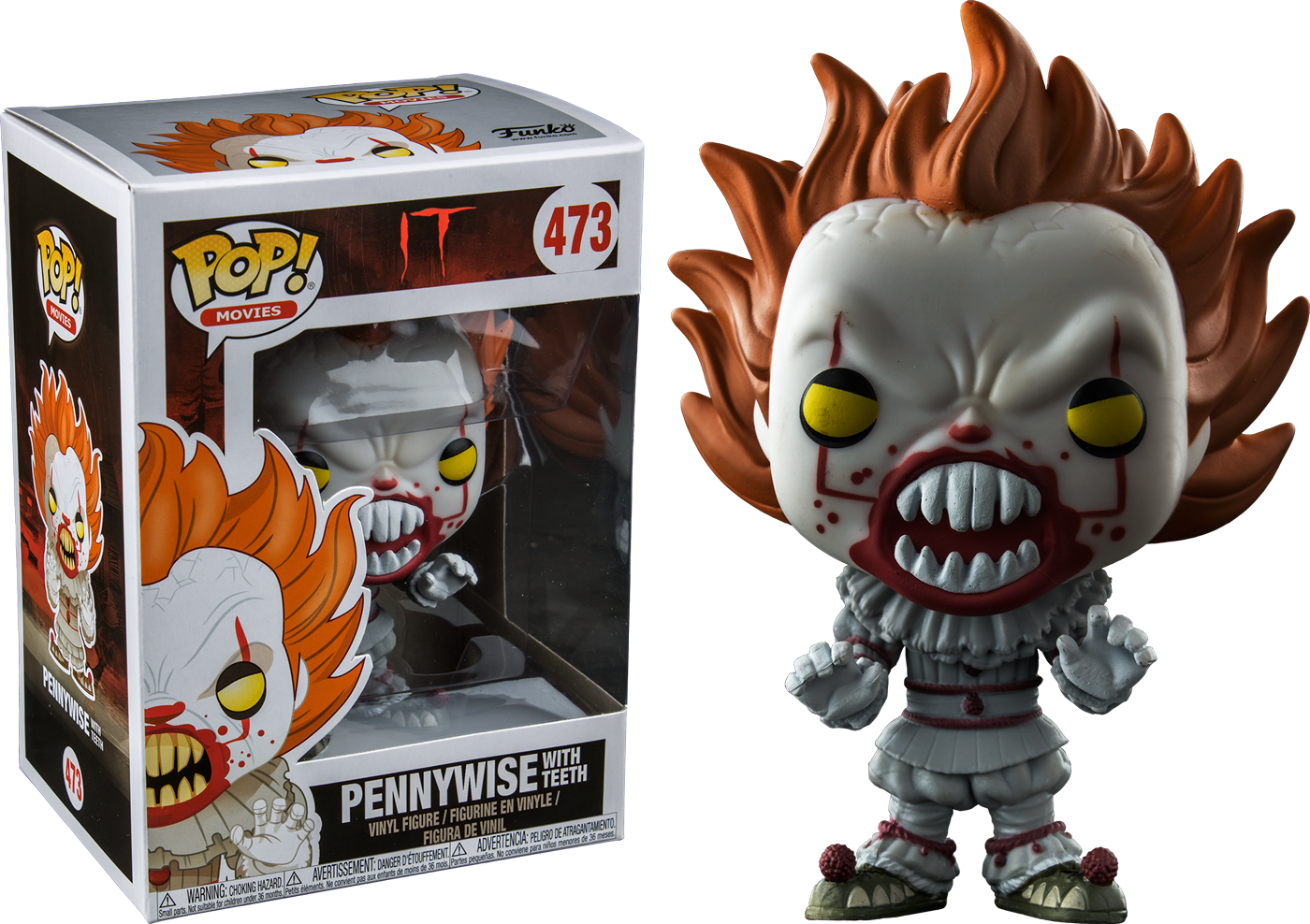 Pennywise Funko Pop Figure With Teeth473