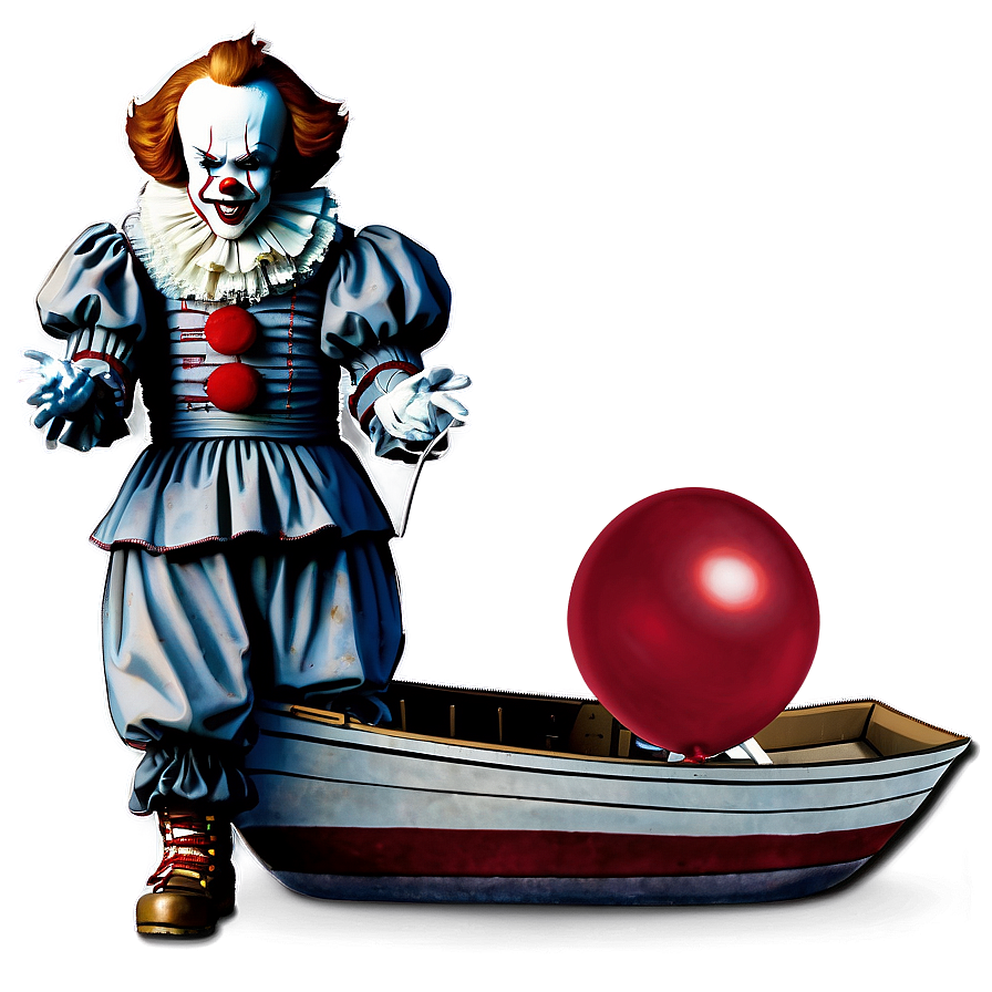 Pennywise With Boat Png Pym