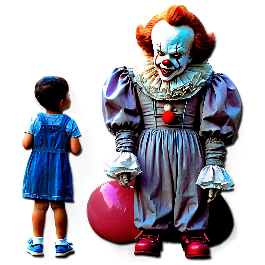 Pennywise With Kids Png 05212024