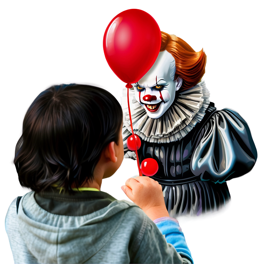 Pennywise With Kids Png 05212024