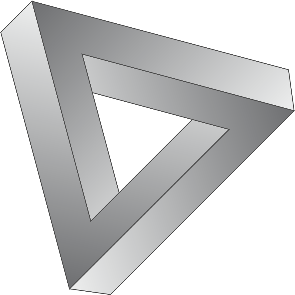 Penrose Triangle Illusion