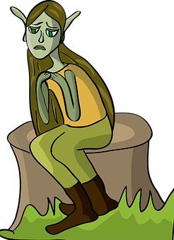 Pensive_ Goblin_ Cartoon_ Character