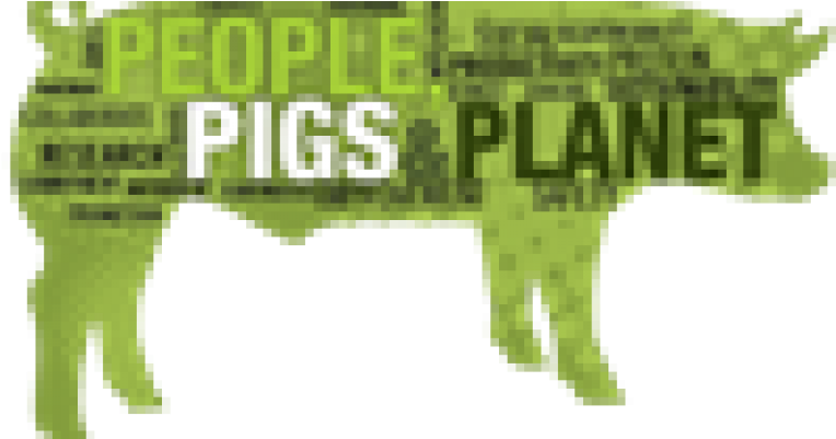 People Pigs Planet Signage