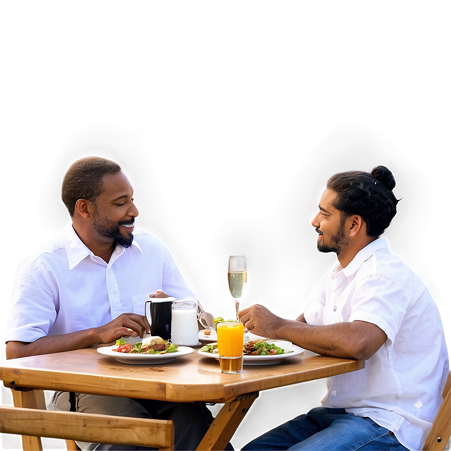 People Sitting At Table Eating Png Wye