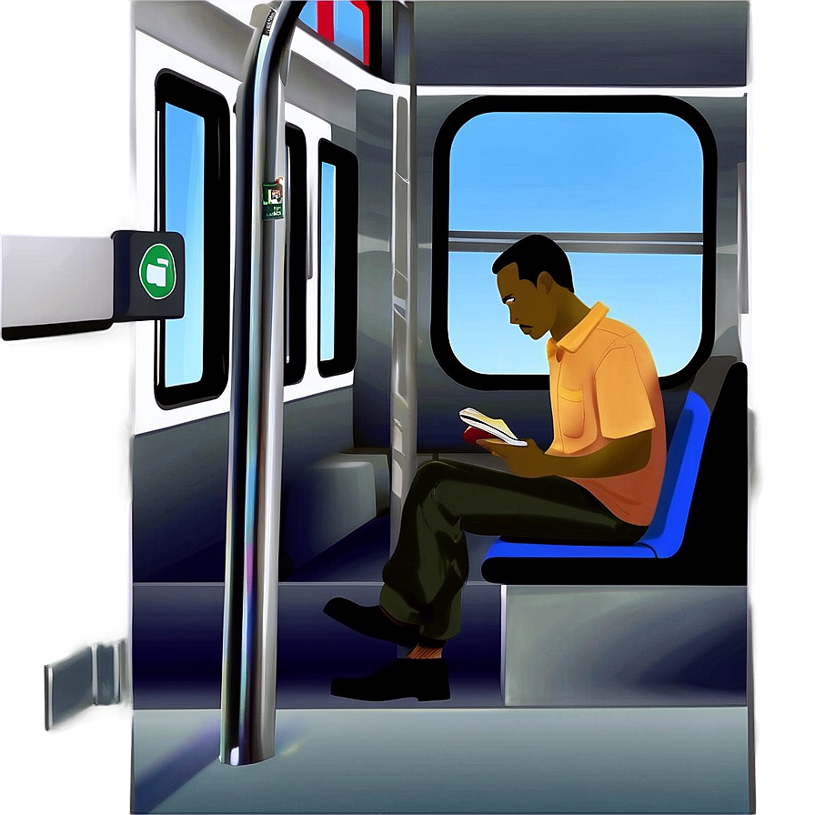 People Sitting On Public Transport Png Mta58