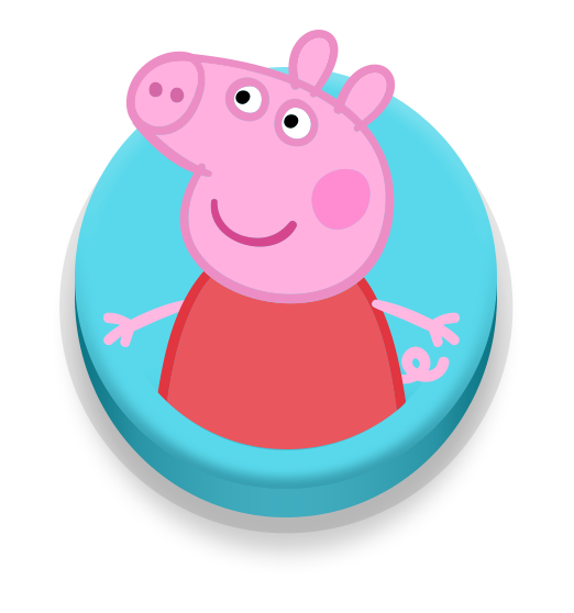 Peppa Pig Cartoon Character