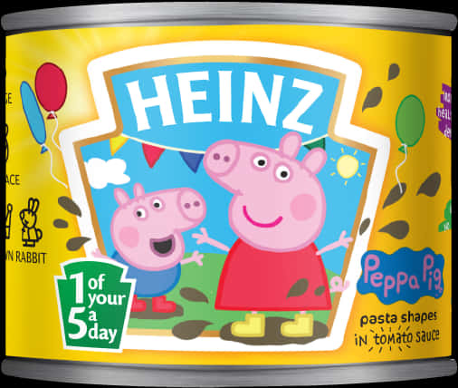 Peppa Pig Heinz Pasta Shapes Can