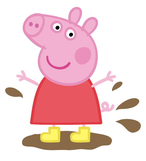 Peppa Pig Jumpingin Muddy Puddles