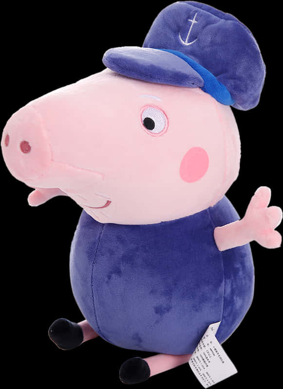 Peppa Pig Plush Toyin Blue Outfit