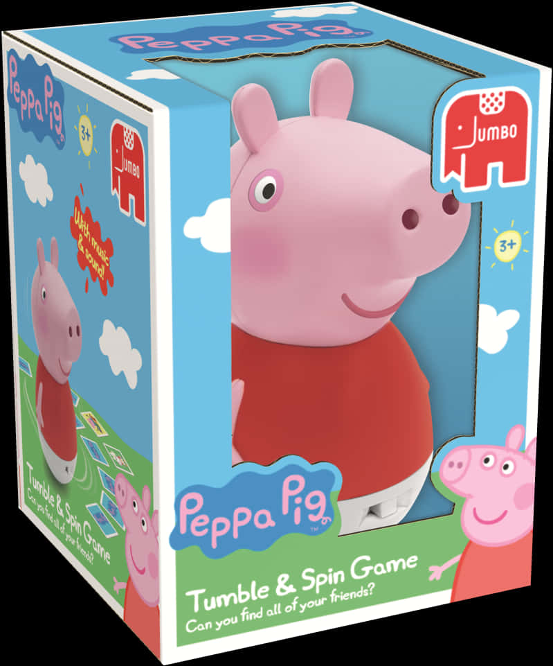 Peppa Pig Tumbleand Spin Game Box