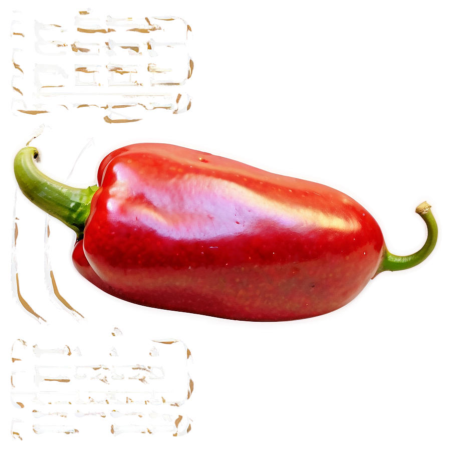 Pepper Sketch Png Qtv98