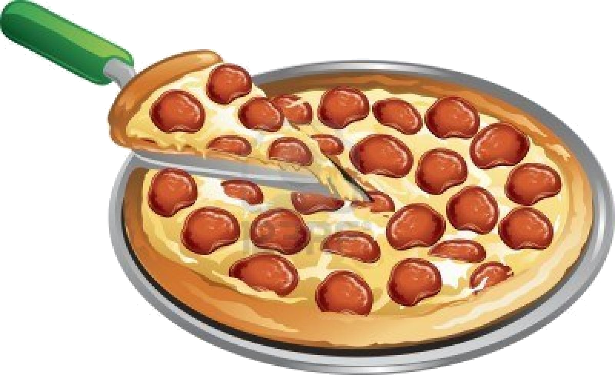 Pepperoni Pizza Clipart