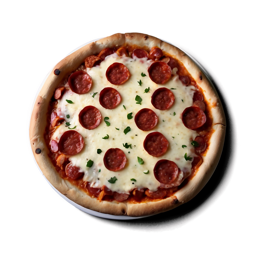 Pepperoni Pizza From Above Png Eyu