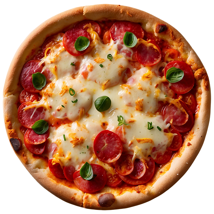 Pepperoni Pizza On Plate Png 06122024