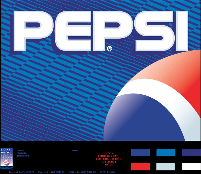 Pepsi Logo Design Blueprint