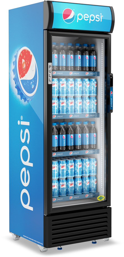 Pepsi Refrigerator Fullof Cans