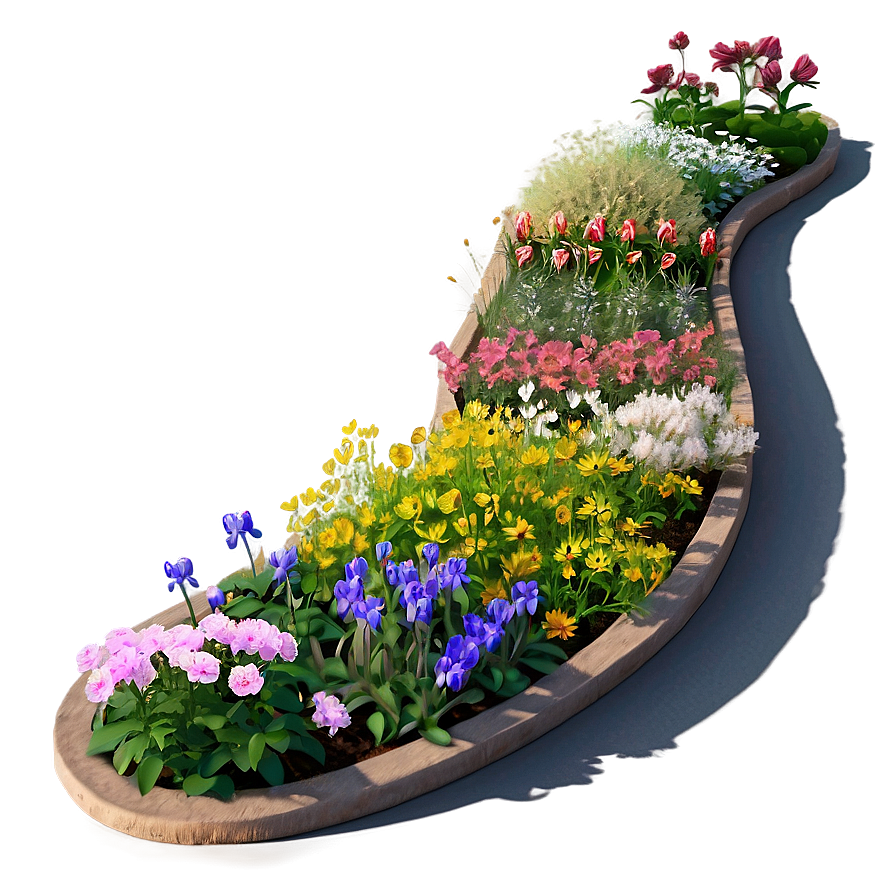 Perennial Flower Bed Png 13