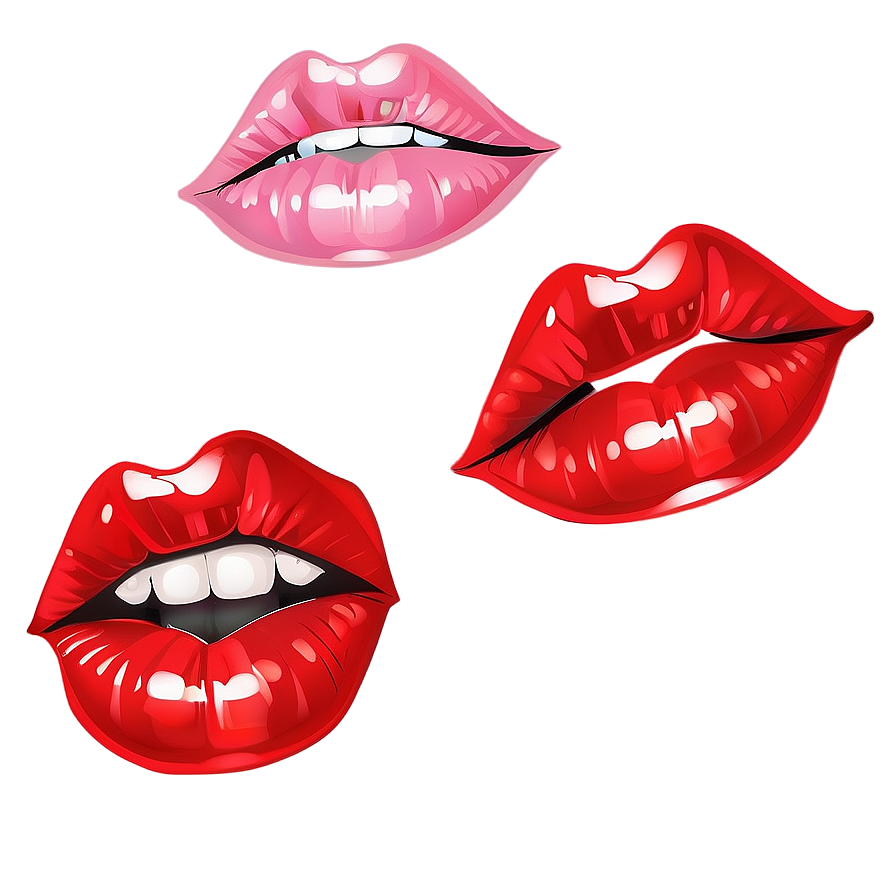 Perfect Glossy Lips Png 06212024