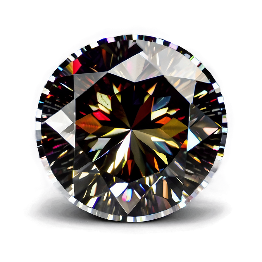 Perfect Round Diamond Png 06282024