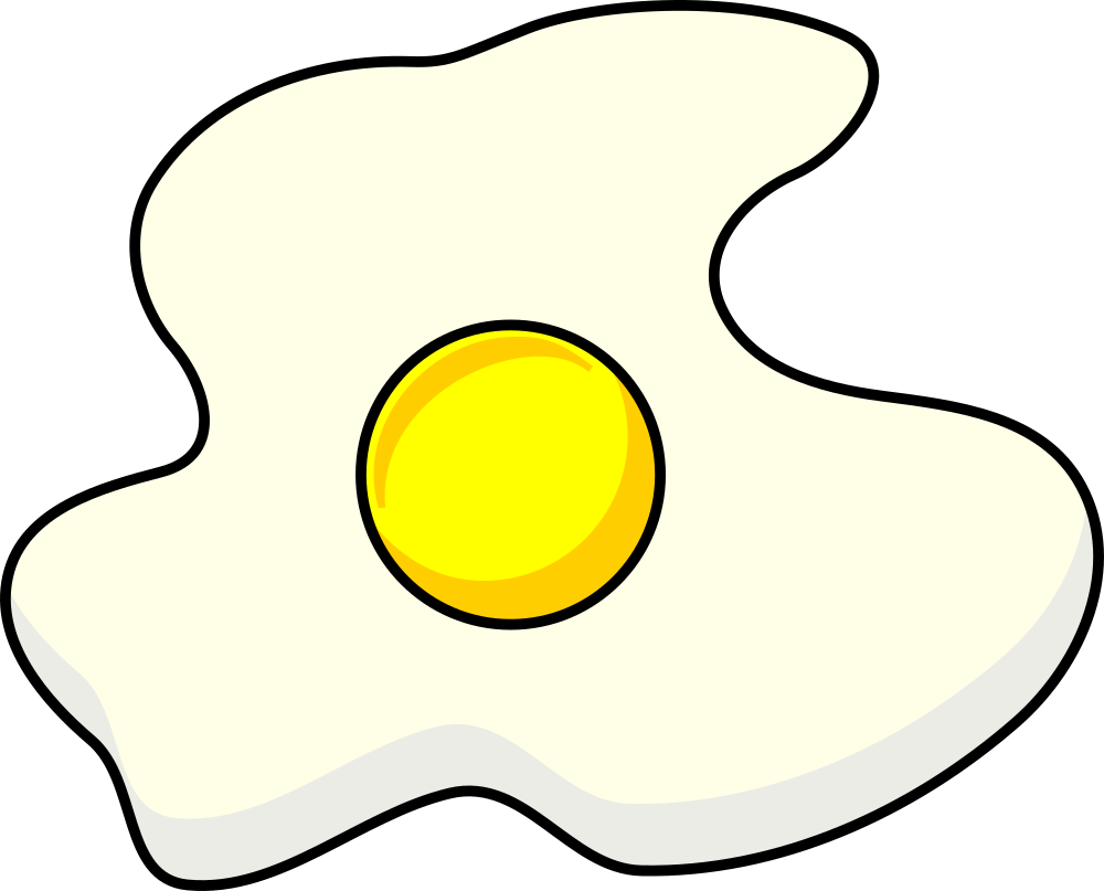 Perfectly Fried Egg Clipart.png