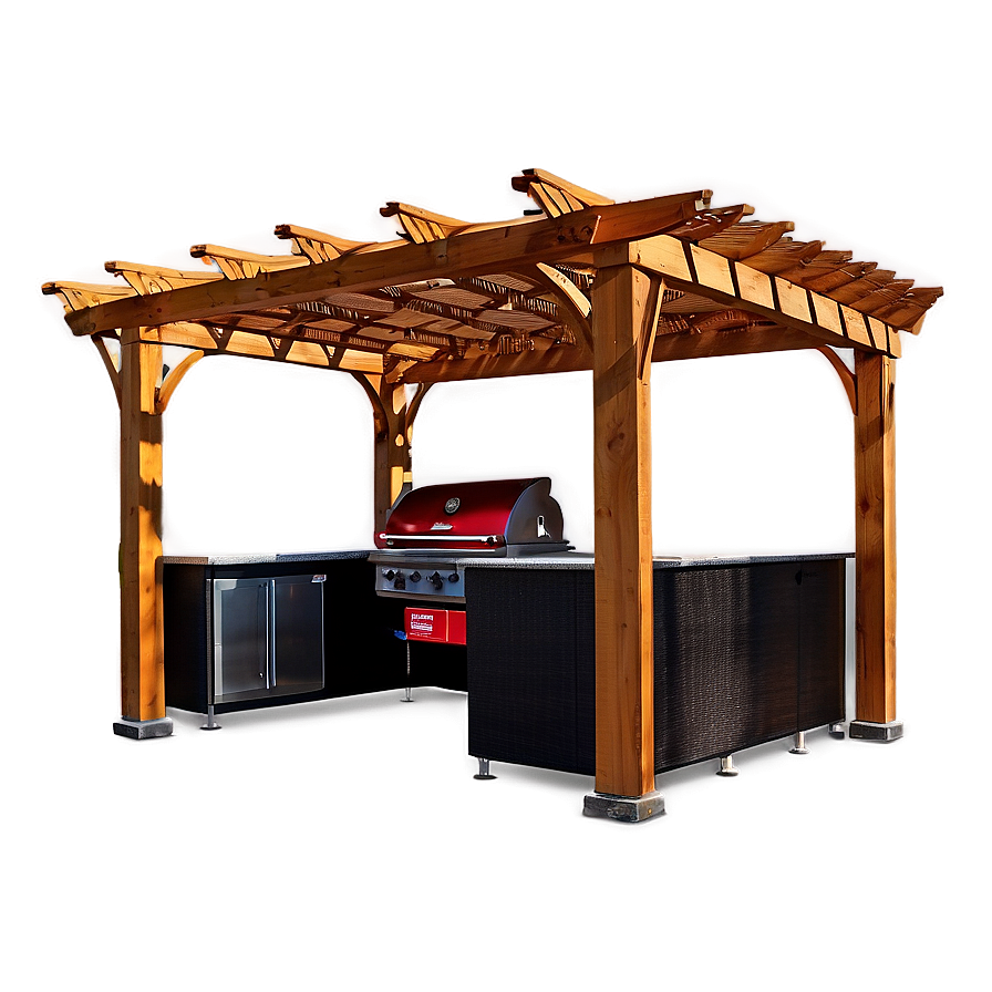 Pergola For Outdoor Kitchen Png 06132024