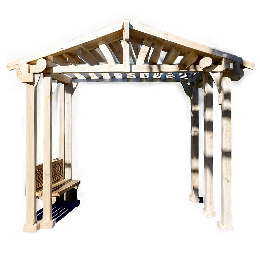 Pergola With Bench Seating Png 06132024