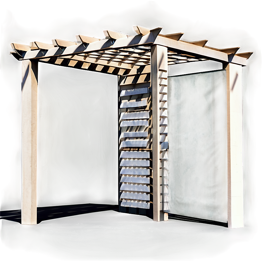 Pergola With Screening Png Fny34