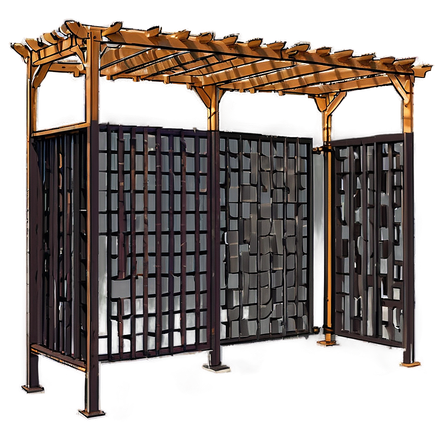 Pergola With Screening Png Rhy5