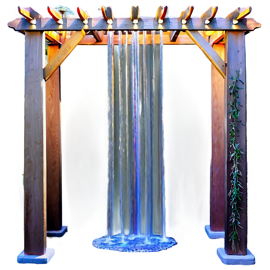 Pergola With Water Feature Png 06132024